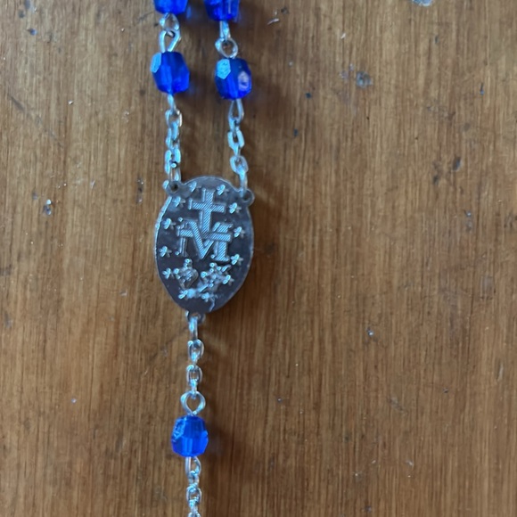 Rosary in a beautiful Blessed Mary Ceramic storage Box ~ NEW without box - Picture 5 of 8